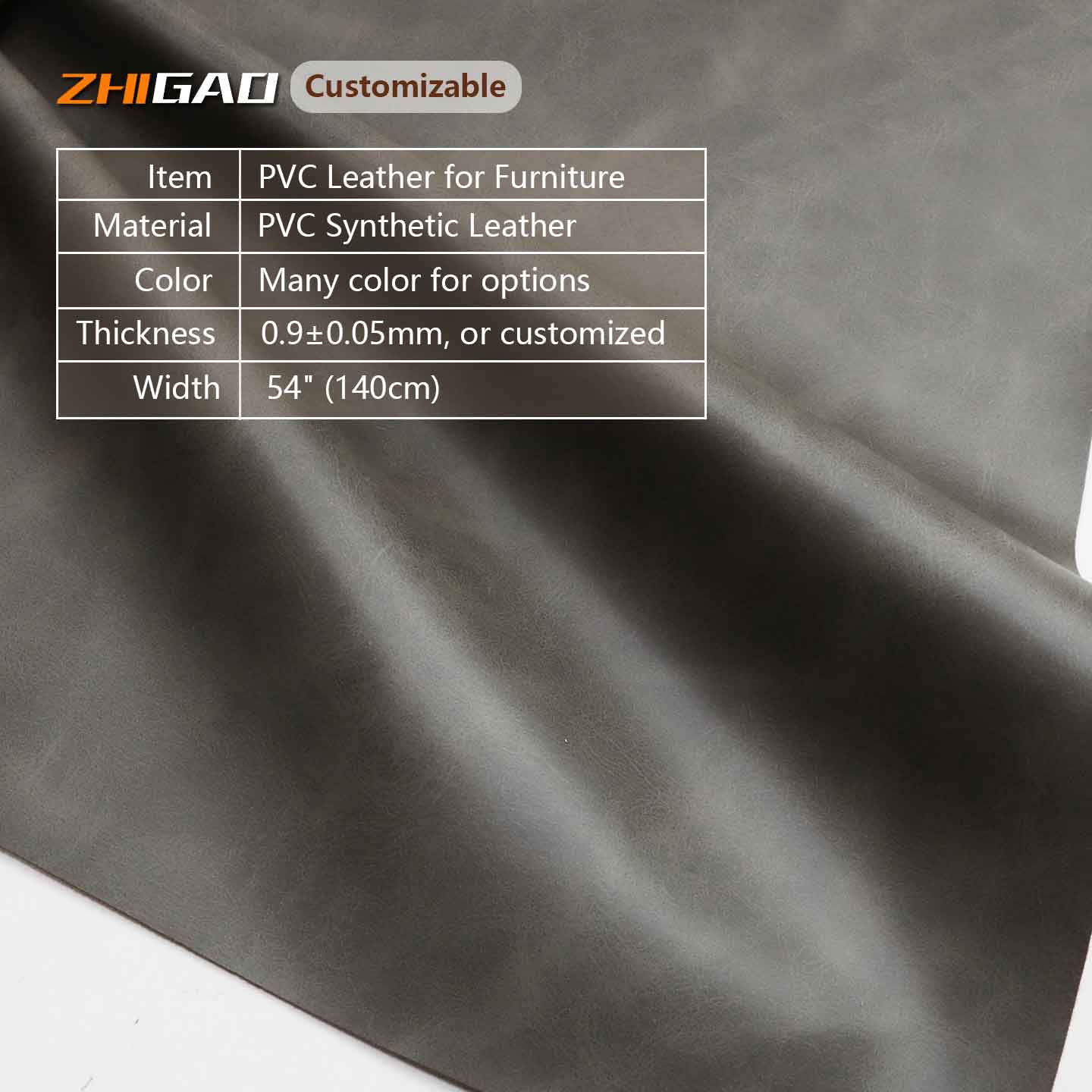 Çevre dostu geri dönüştürülmüş mobilya derisi