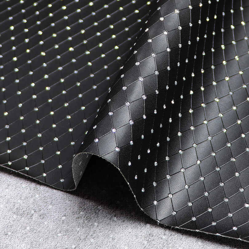 Elmas İmitasyon PU Deri Mücevher Kutuları Ambalaj Kumaşı