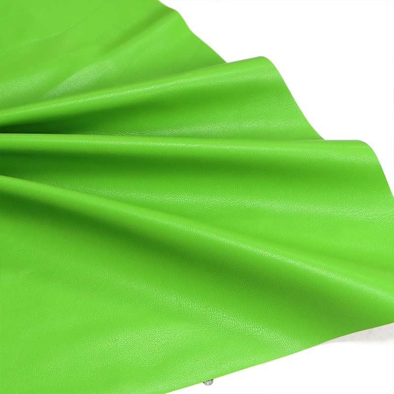 Super Soft Woolen Backing Elastic PU Faux Leather for Clothes