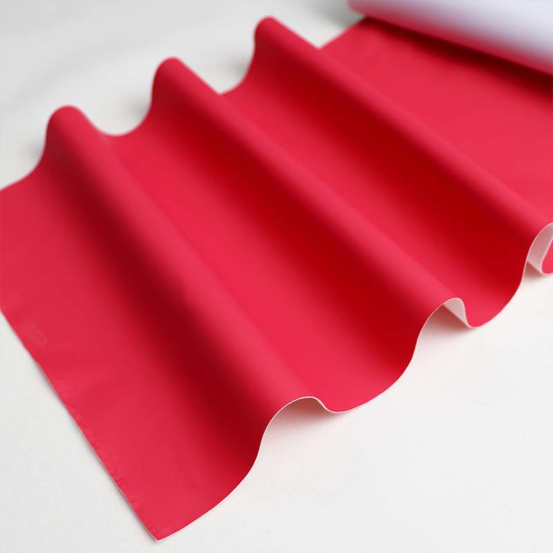 Breathable Waterproof Raincoat PU Leather Fabric