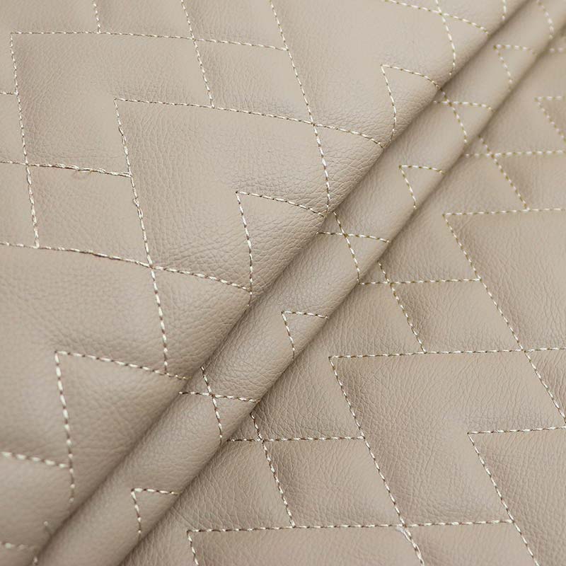 Köpük Dikiş Aşınmaya Dirençli Arabalar PVC Suni Deri Malzeme