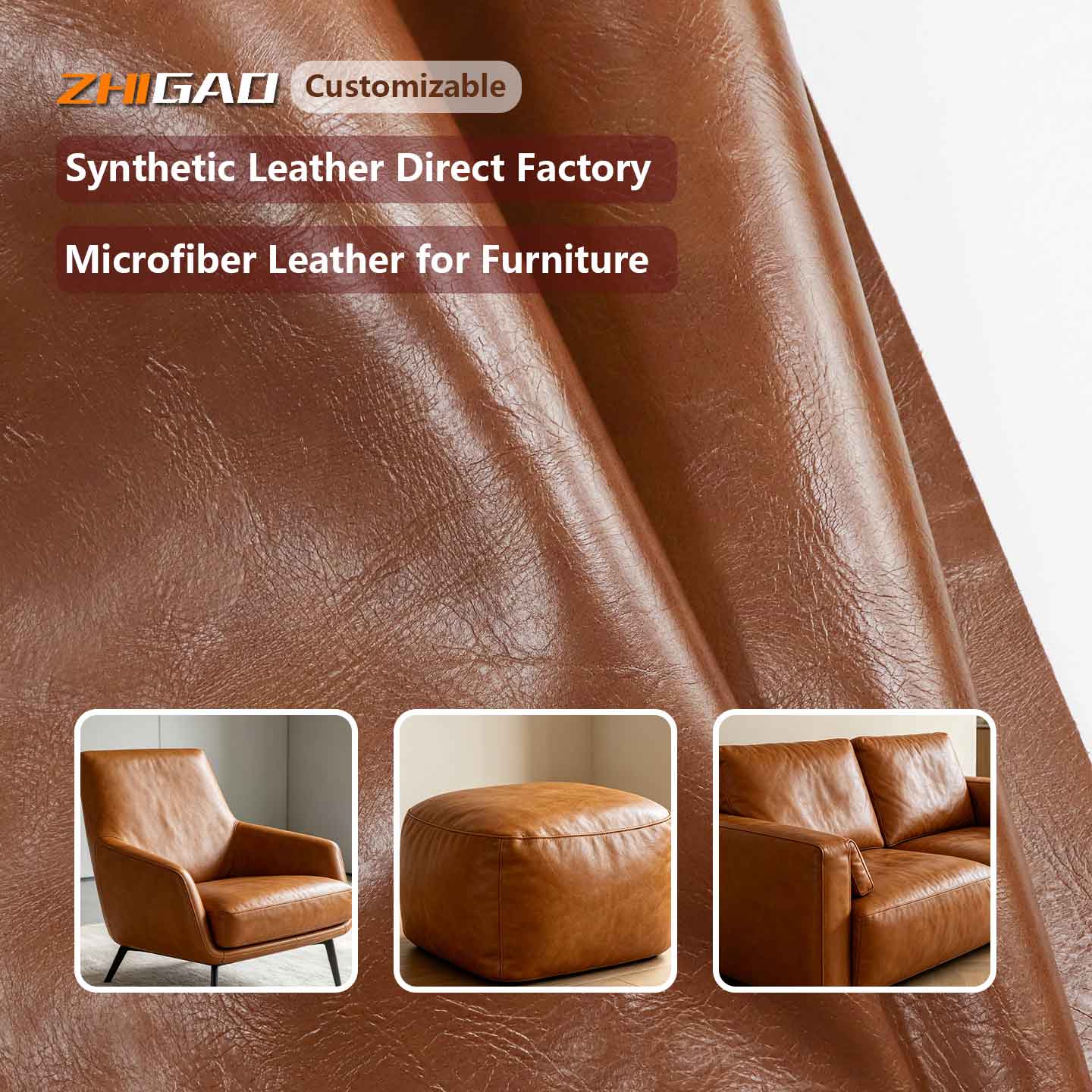 Otomotiv ve Mobilya Derileri için Mikrofiber Deri