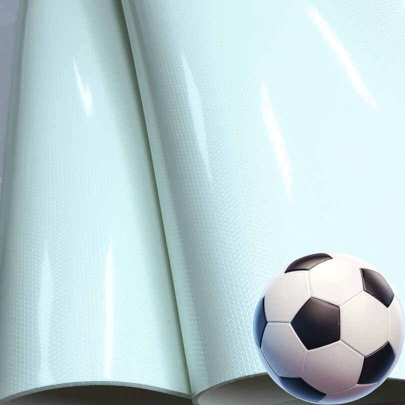 Futbol Topları için Kristal Ayna Parlak PU Deri Malzeme