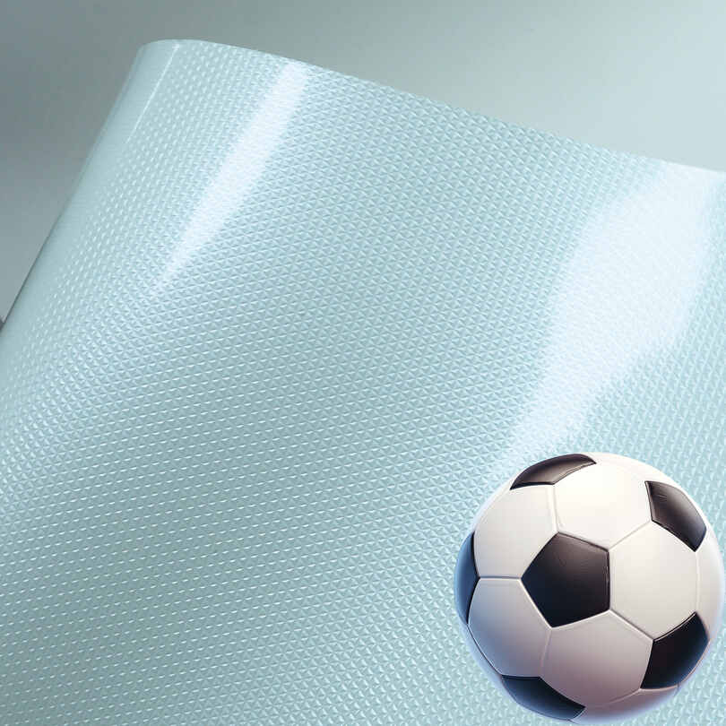 Futbol Topları için Kristal Ayna Parlak PU Deri Malzeme