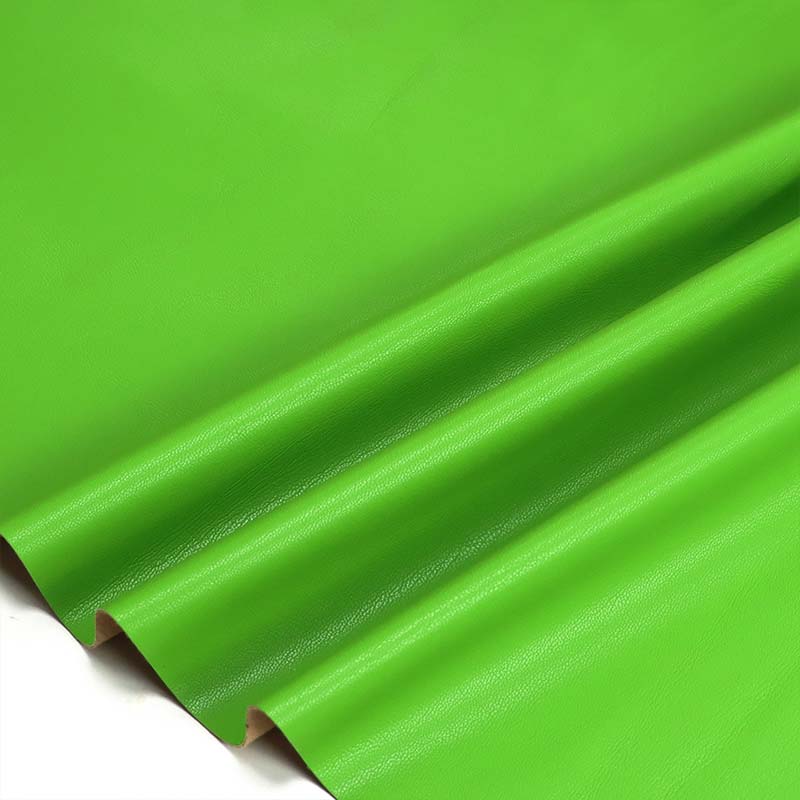 Giysiler için Süper Yumuşak Yün Destekli Elastik PU Suni Deri